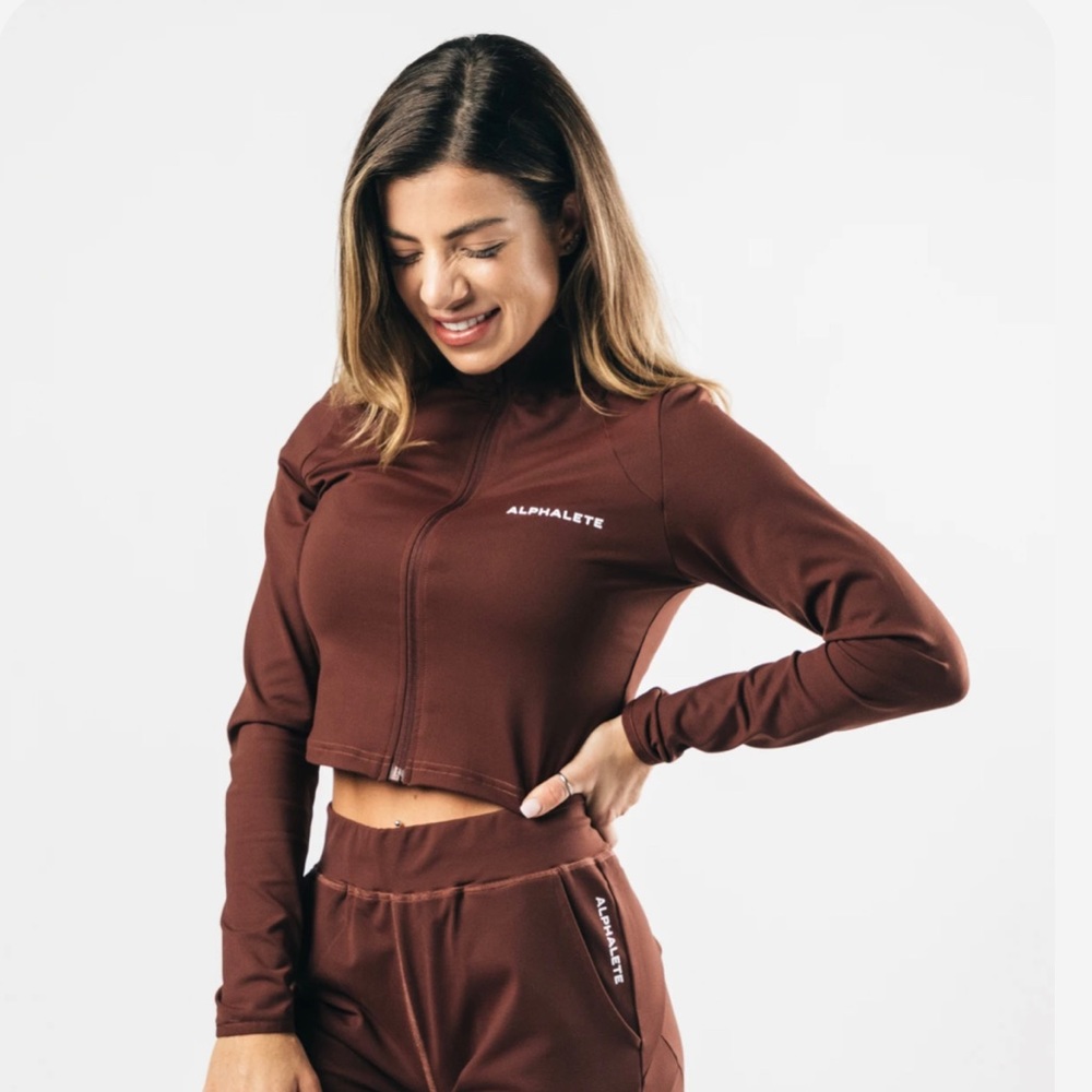 Alphalete PREMIUM CROP JACKET / XS
